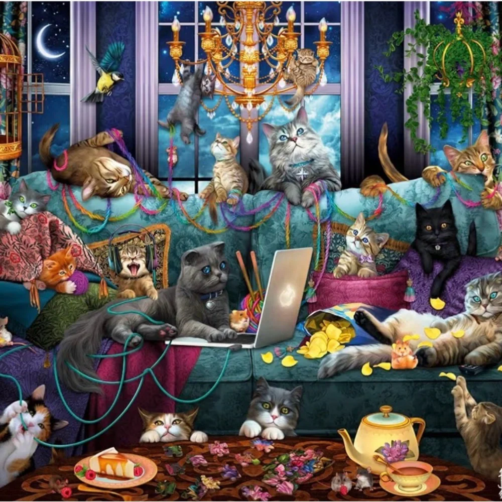 Buffalo Quarantine Cats Puzzle - 750 pieces
